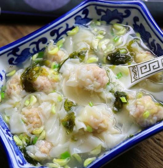槐花绉纱馄饨